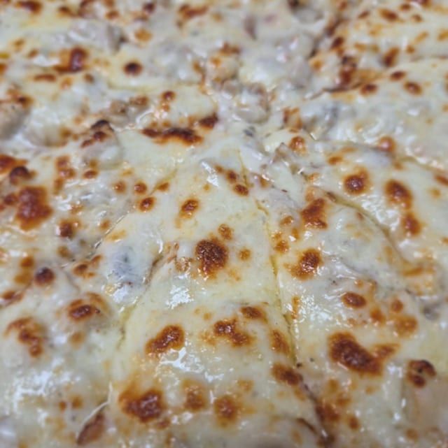 Chicken Ranch Pizza.