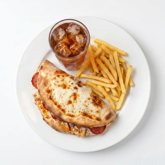 4 Item Pizza Grinder & Fries Combo.